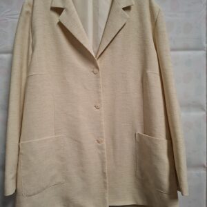 M&S Mode blazer - Crème/zacht geel - Maat 50