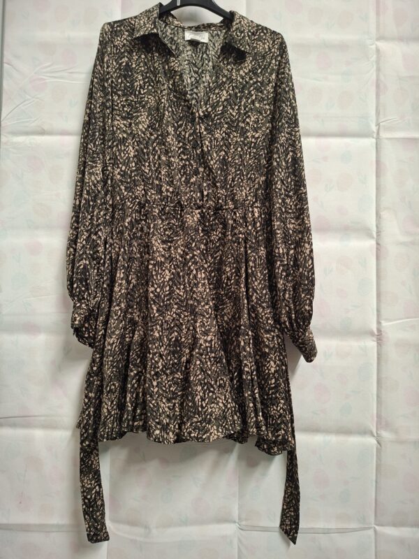 20260318_115700 Cotton Club Satin Jules Dress Groen/Zwart/Beige M
