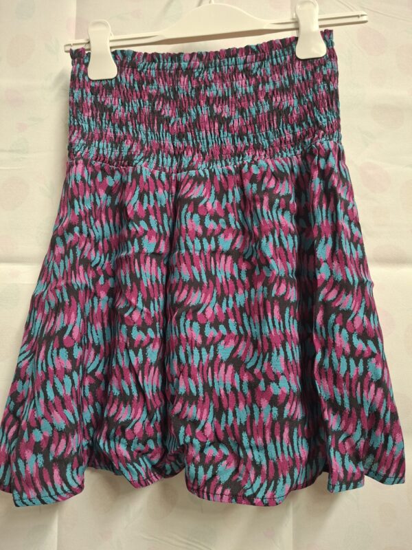 Ydence Isabella Rok Zwart/Paars/Turquoise XS