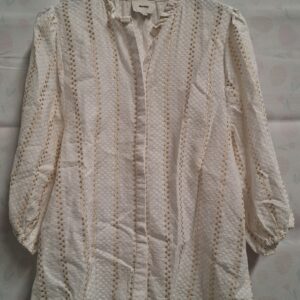 Shoeby Blouse Crème/Goud Metallic S