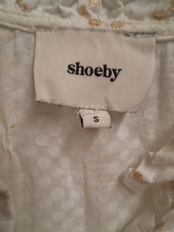 Shoeby Blouse Crème/Goud Metallic S