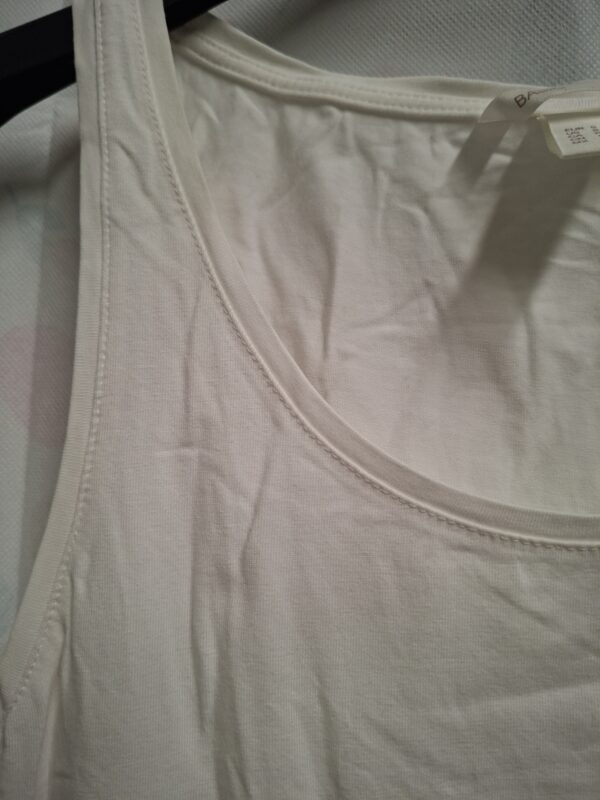 H&M Basic Hemdtop Gebroken Wit S