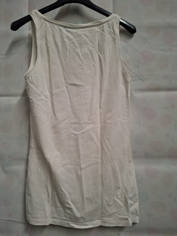 H&M Basic Hemdtop Gebroken Wit S