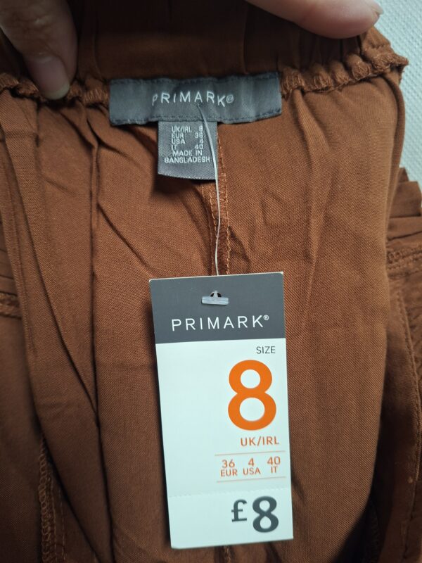 Primark Wide Leg Broek Roestbruin 36