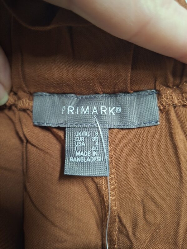 Primark Wide Leg Broek Roestbruin 36