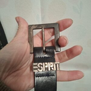 Esprit Leren Riem Zwart Maat 75