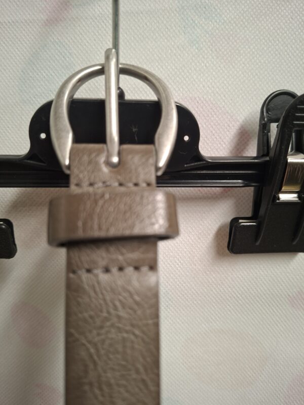 Eksept Leren Riem Taupe Maat 85