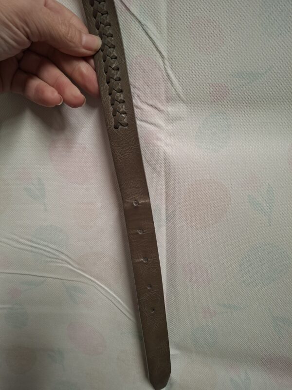 Eksept Leren Riem Taupe Maat 85