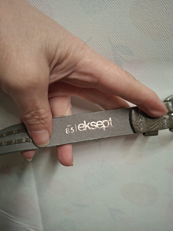 Eksept Leren Riem Taupe Maat 85