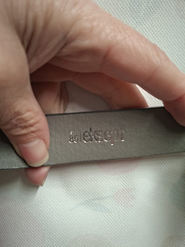 Eksept Riem Grijs Metallic Slangenprint Maat 85