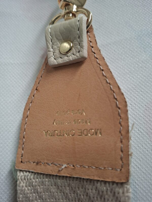 Mode Cintura Tasband Boho Chevron Crème/Roest/Groen