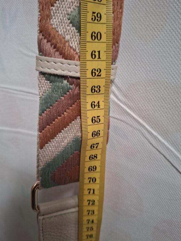 Mode Cintura Tasband Boho Chevron Crème/Roest/Groen