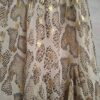 Drôle de Copine Paris Rokje Beige/Goud Slangenprint S/M