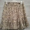 Drôle de Copine Paris Rokje Beige/Goud Slangenprint S/M