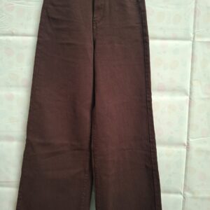 Redial Premium Denim Wide Leg Broek Bruin EUR 36