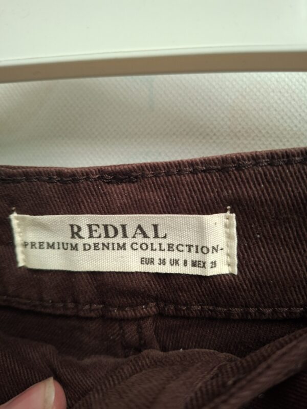 20260318_125501 Redial Premium Denim Wide Leg Broek Bruin EUR 36