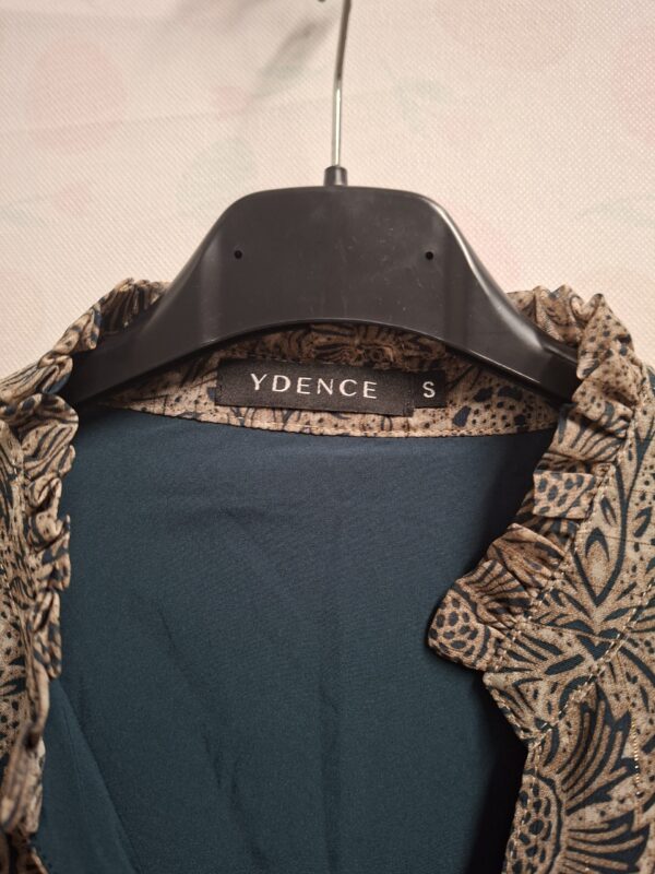 Ydence Boho Set Top + Rok Taupe/Blauw Paisley Print