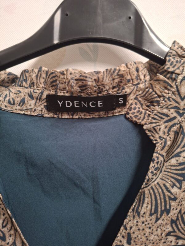 Ydence Boho Set Top + Rok Taupe/Blauw Paisley Print