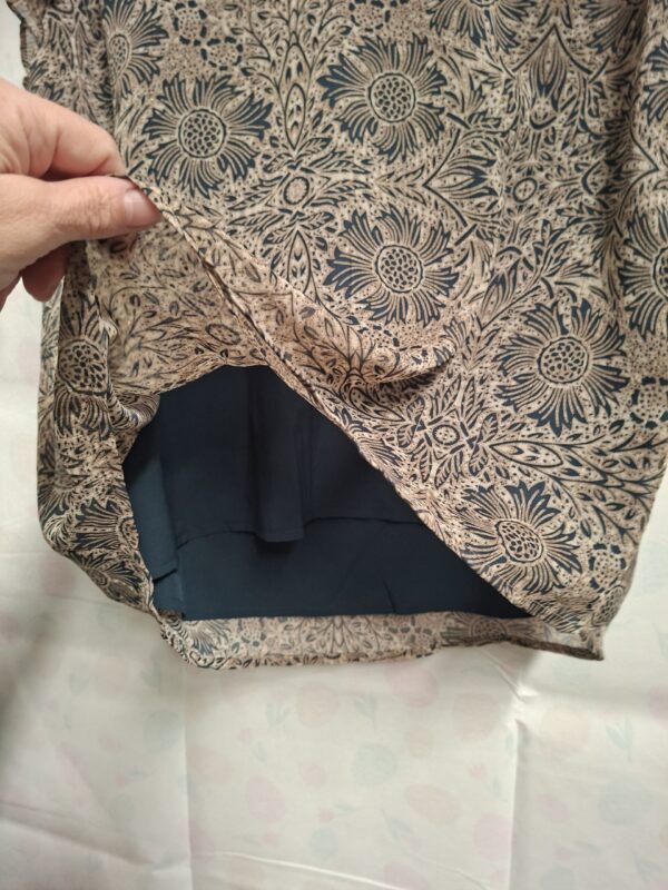 Ydence Boho Set Top + Rok Taupe/Blauw Paisley Print