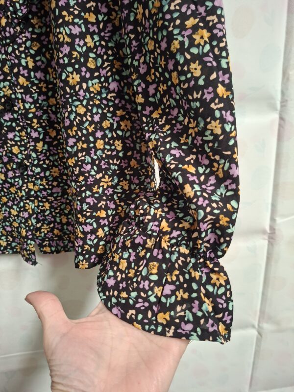 Gossip Set Top + Rok Zwart Bloemenprint XS