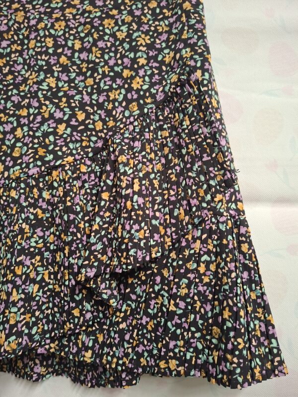 Gossip Set Top + Rok Zwart Bloemenprint XS