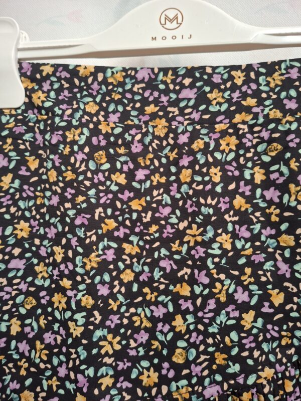 Gossip Set Top + Rok Zwart Bloemenprint XS