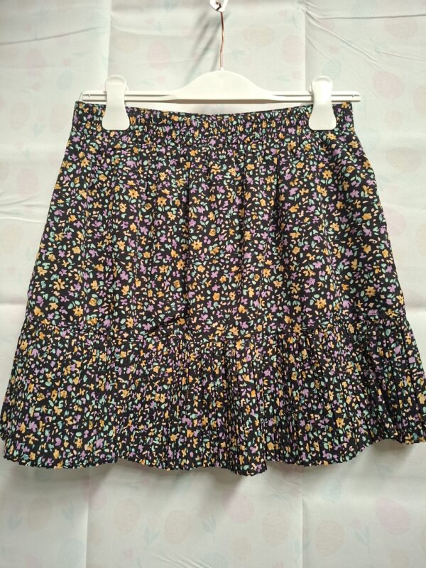 Gossip Set Top + Rok Zwart Bloemenprint XS