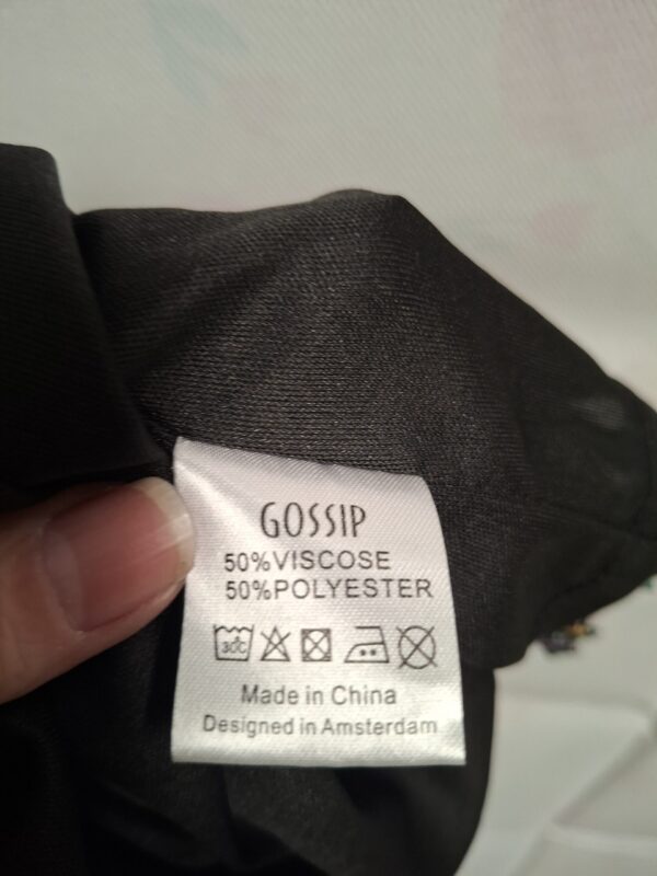 Gossip Set Top + Rok Zwart Bloemenprint XS