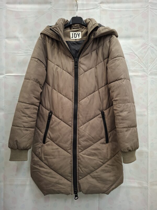 JDY Skylar Gewatteerde Parka Taupe S