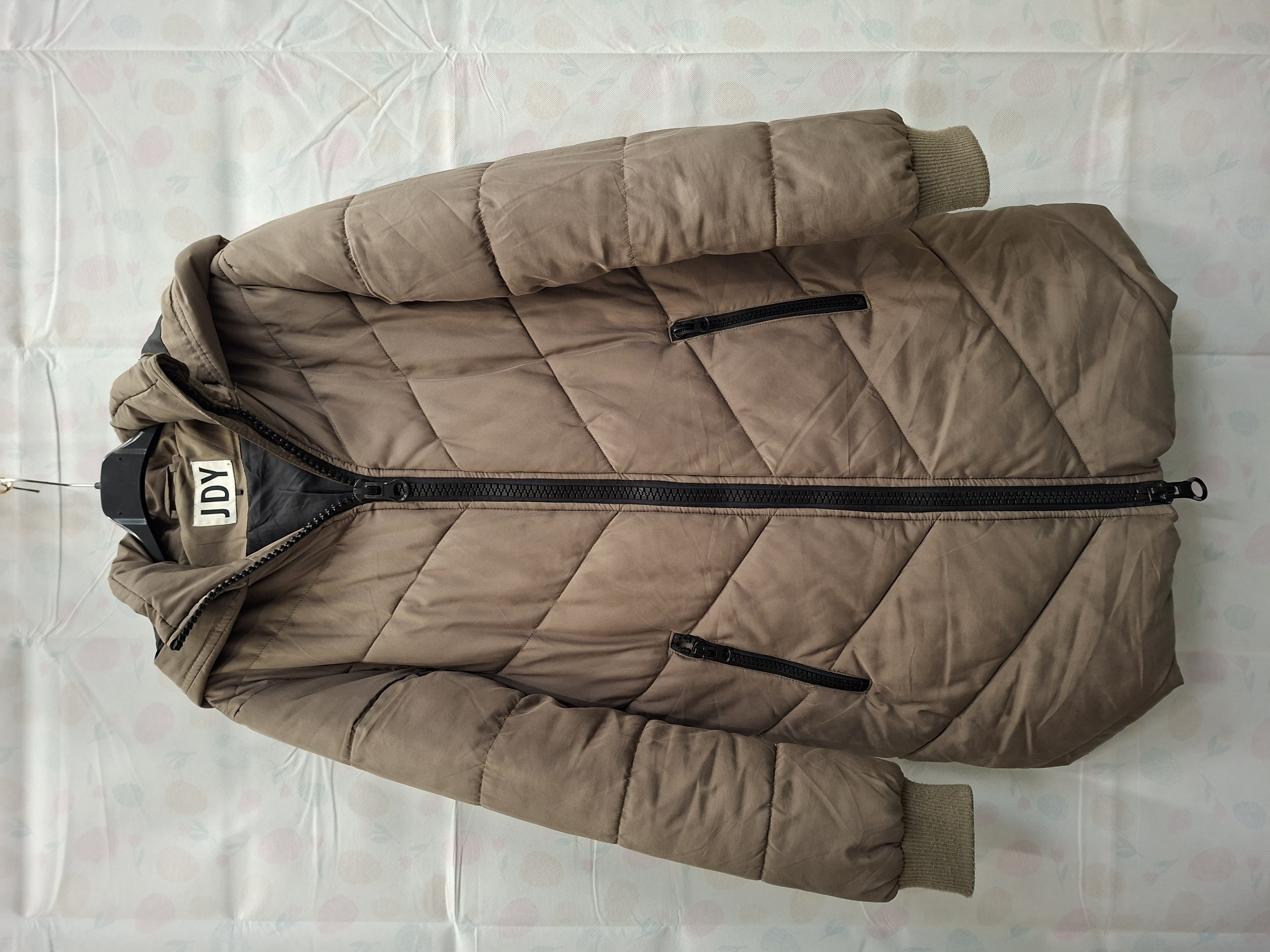 20260319_084929 JDY Skylar Gewatteerde Parka Taupe S