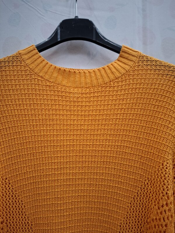 H&M Gebreide Trui-jurk Oranje S — 100% Katoen