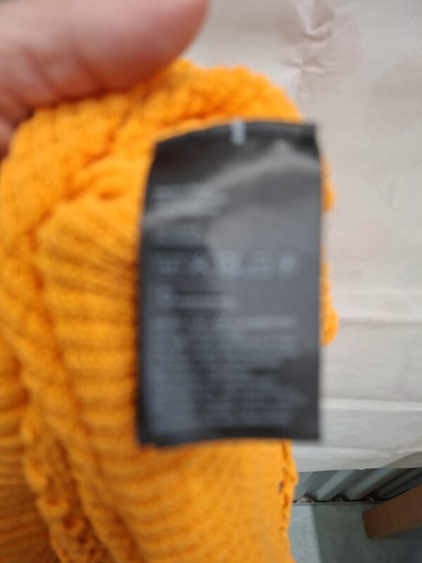 H&M Gebreide Trui-jurk Oranje S — 100% Katoen