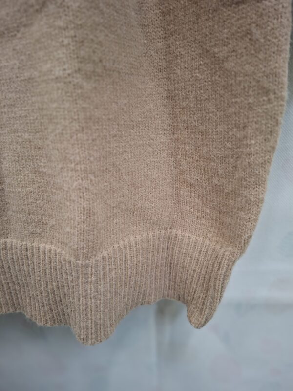 By Clara Paris Gebreide Trui-jurk Camel TU (One Size)