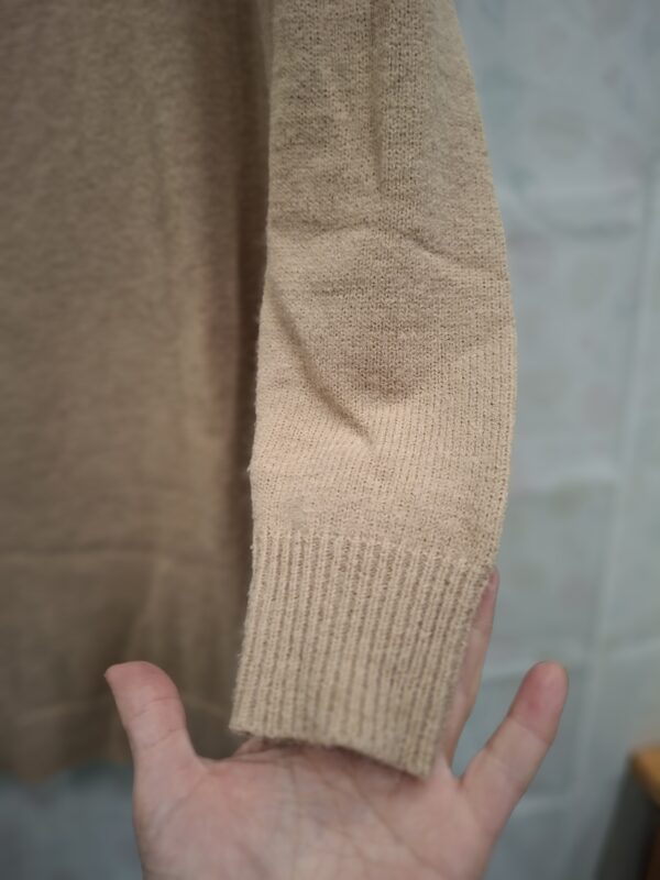 By Clara Paris Gebreide Trui-jurk Camel TU (One Size)