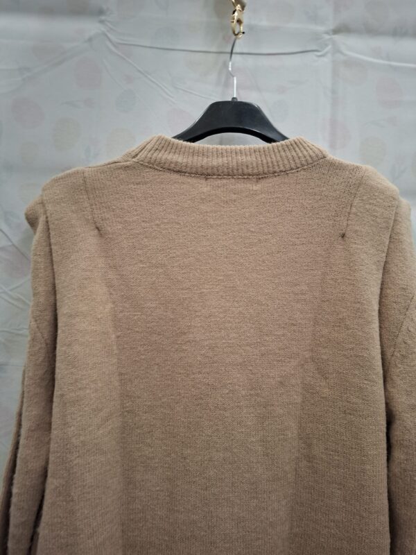 By Clara Paris Gebreide Trui-jurk Camel TU (One Size)