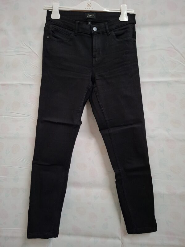 Only Kendell Eternal Ankle Jeans Zwart M/30 — Rits Enkels