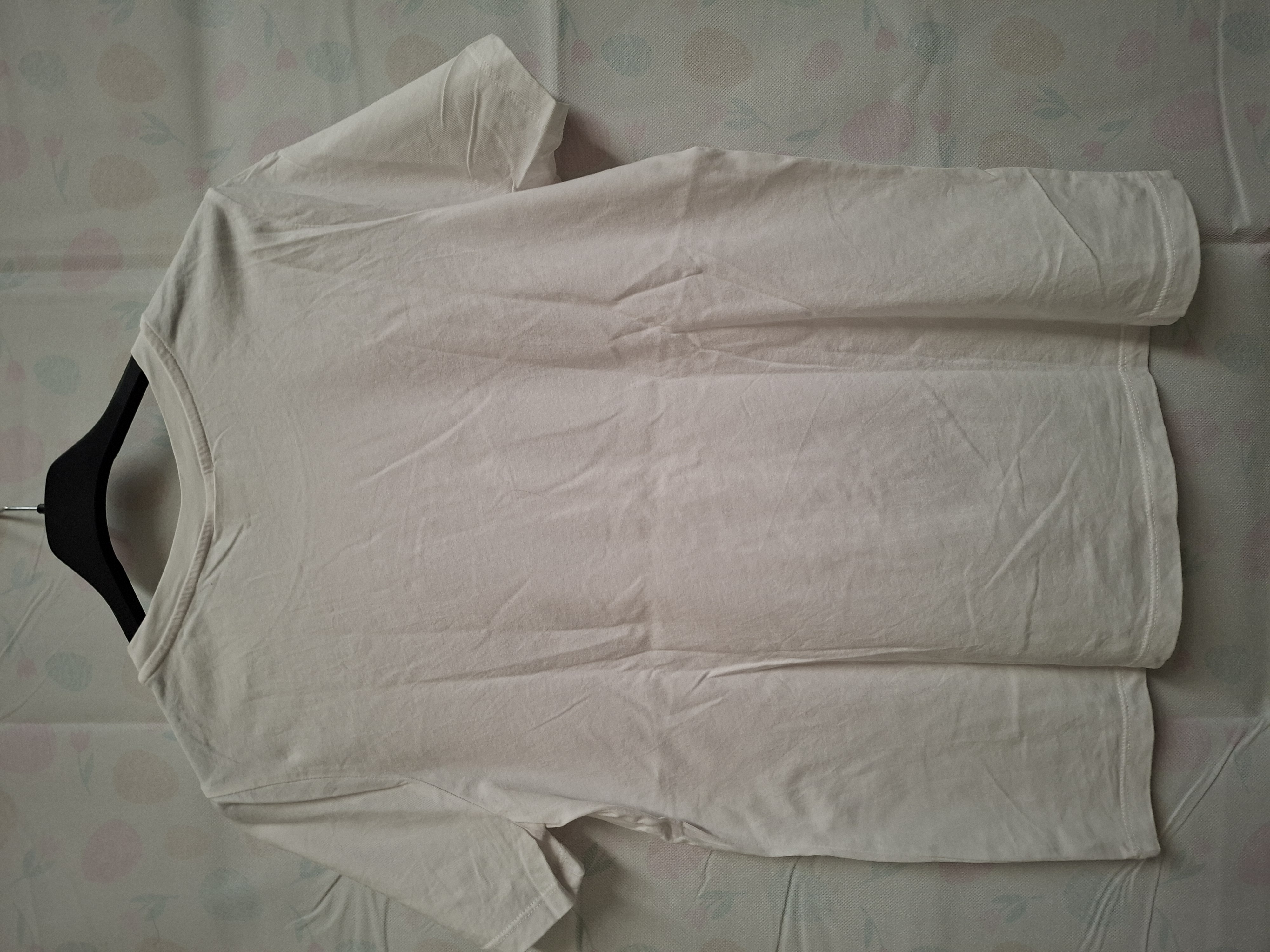 H&M T-shirt Wit "ok" Strass Logo S