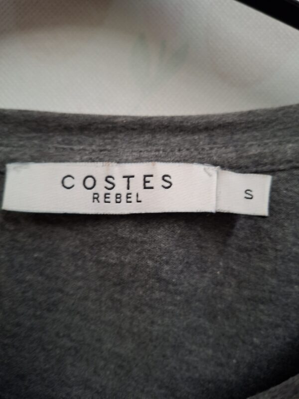 Costes Rebel Sequin Tee Grijs S