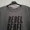 Costes Rebel Sequin Tee Grijs S