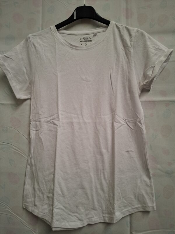 FSBN Sister T-shirt Wit S — Basic Ronde Hals