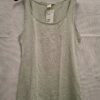 H&M Basic Topje Mouwloos Hemdje Mintgroen S