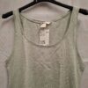 H&M Basic Topje Mouwloos Hemdje Mintgroen S