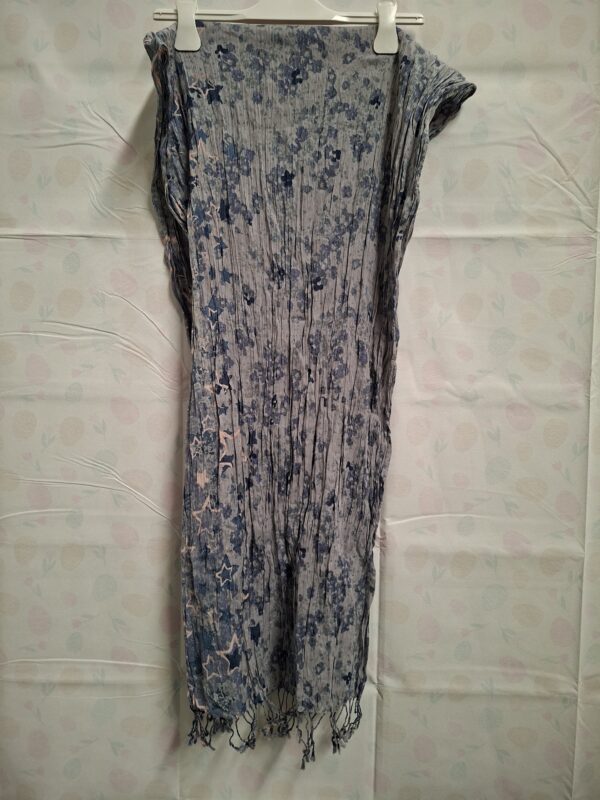 Mexx Sjaal Omslagdoek Blauw Bloemenprint