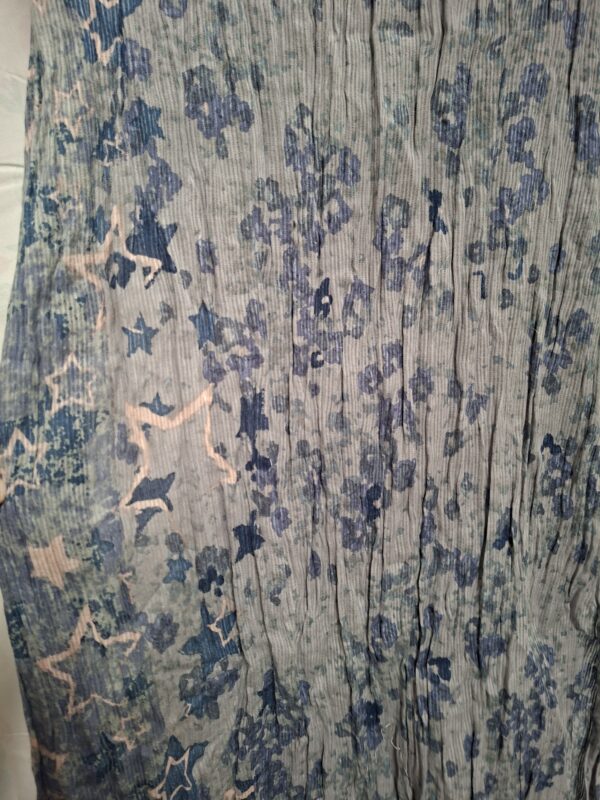 Mexx Sjaal Omslagdoek Blauw Bloemenprint