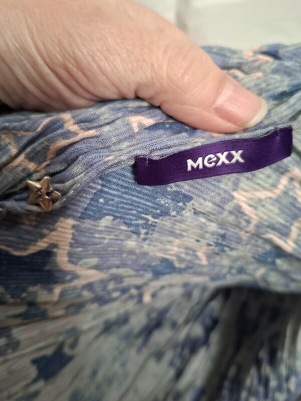 Mexx Sjaal Omslagdoek Blauw Bloemenprint