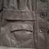 Vero Moda leren jasje taupe dames maat M