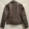 Vero Moda leren jasje taupe dames maat M