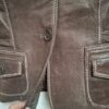 CasualWear leren jasje chocoladebruin dames maat 38