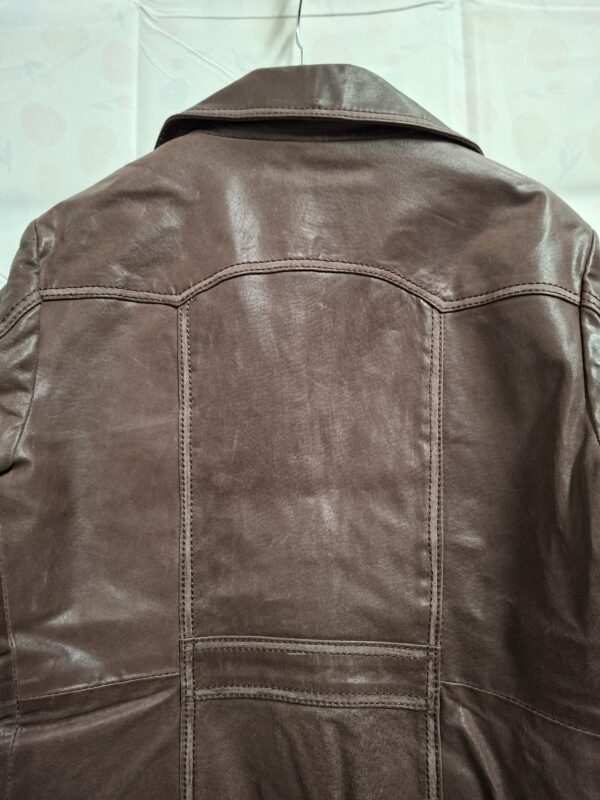 CasualWear leren jasje chocoladebruin dames maat 38