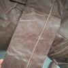 CasualWear leren jasje chocoladebruin dames maat 38